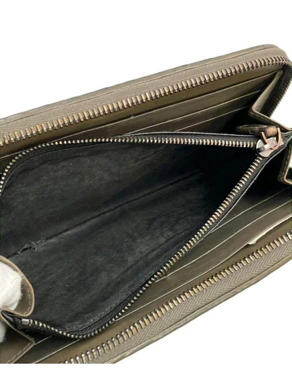 Bottega Veneta Zip Around Wallet Intrecciato